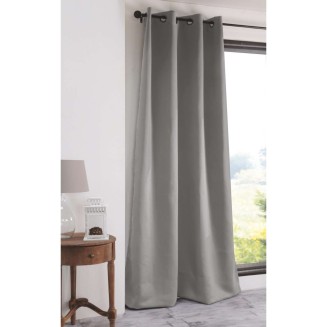 Κουρτίνα Με Κρίκους 140x270 Flamingo Coveri Light Grey