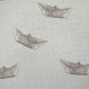 Μαξιλαροθήκη Διακοσμητική 45x45 Lino Paper Boat 801 Grey