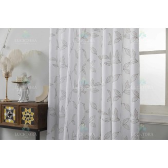 Κουρτίνα Έτοιμη Ραμμένη Με Τρέσσα 270x270 Lucktora 6020-4 Beige