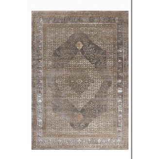 Χαλί 200x290 Tzikas carpets Elite 16870-975 Μπεζ-Καφε-Γκρι-Χρυσο