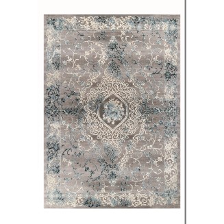 Χαλί 200x290 Tzikas carpets Vintage 23340-953 Γκρι-Μπλε