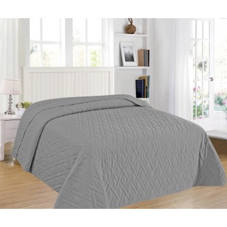 Κουβερλί King Size 240x260 Adam Home Elegance Polo Grey