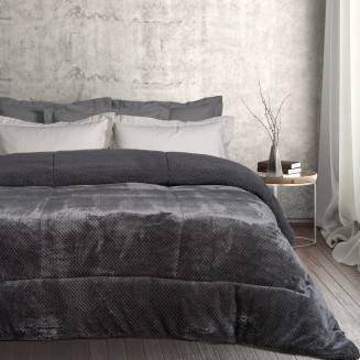 Κουβερτοπάπλωμα Μονό 160x220 Das Home Sherpa 1183 Dark,Grey