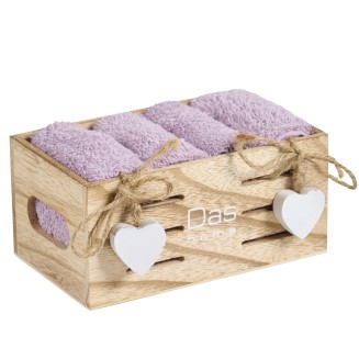 Σετ Πετσέτες 4 Τεμαχίων Das Home Soft 4007 Lilac