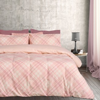 Σεντόνια Σετ Μονά Φανέλα 170x260 Das Home Flannel 9638 Ecru-Nude