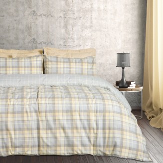 Σεντόνια Σετ Μονά Φανέλα 170x260 Das Home Flannel 9639 Grey-Taupe