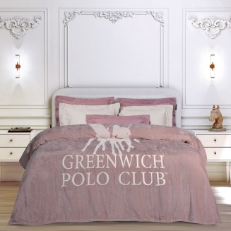 Κουβέρτα Fleece Υπέρδιπλη 220x240 Greenwich Polo Club 3491 Nude