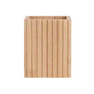 Θήκη Οδοντόβουρτσας Estia Bamboo Essentials Τετραγωνη 8.3X6.5X10.3Cm 02-13097