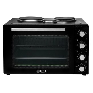 Ηλεκτρικο Φουρνακι Compact Cooker 2950W 48Lt Με 3  Εστιες Και Λειτουργια Αερα Estia 06-17262