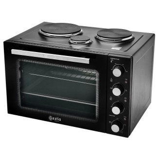 Ηλεκτρικο Φουρνακι Compact Cooker 2950W 48Lt Με 3  Εστιες Και Λειτουργια Αερα Estia 06-17262