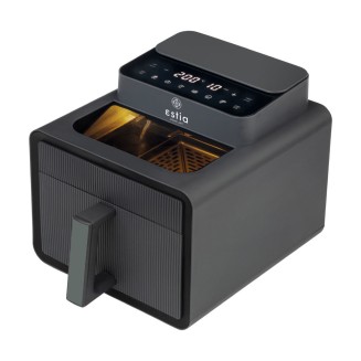 Air Fryer Estia Recta Fry 1600w 7Lt Mε Ψηφιακή Οθόνη & 6 Προγράμματα Γκρί 06-23942