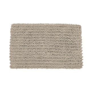 Ταπέτο Μπάνιου Shaggy 80x50cm Πολυεστέρα Taupe Estia 02-20750