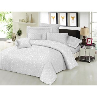 Μαξιλαροθήκες Σετ 2 Τεμαχίων 50x70 Κόμβος Cotton Line Printed Maze Grey