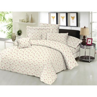 Μαξιλαροθήκες Σετ 2 Τεμαχίων 50x70 Κόμβος Cotton Line Printed Spring Cream