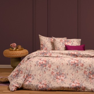 Παπλωματοθήκη Φανελένια Υπέρδιπλη 225x245 Melinen Peonia Rose