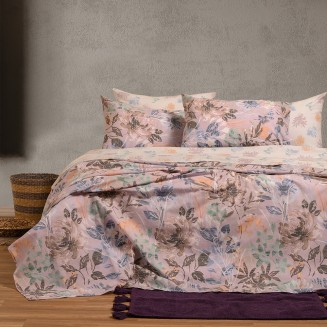 Παπλωματοθήκη Μονή 165x245 Melinen Casual Line Elrod Lilac