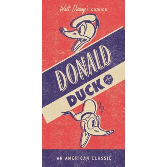 Πετσέτα Θαλάσσης 70x140 Dimcol Βελουτέ Disney Digital Print Donald 1