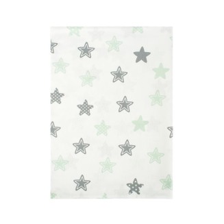 Σεντόνι Μεμονωμένο Λίκνου 80x110 Dimcol Bebe Star 101 Green