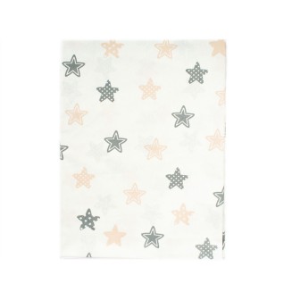 Σεντόνι Μεμονωμένο Λίκνου 80x110 Dimcol Bebe Star 103 Grey