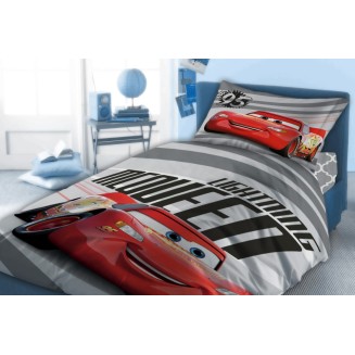 Σεντόνια Σετ Μονά 160x240 4 Τεμαχίων Dimcol Disney Cars 874 Digital Print