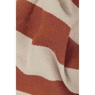 Κουρτίνα Με Κρίκους 140x260 Mc Decor Stripes Orange