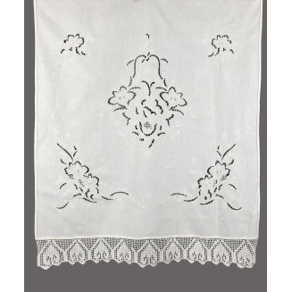 Κουρτίνα Με Τούνελ 120x250 Silk Fashion 662 Λευκό