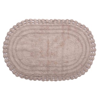 Πατάκι Μπάνιου 60x100 Silk Fashion Oval Πούρου