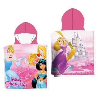 Πετσέτα Θαλάσσης Πόντσο Μικροϊνες Princess 100x50cm Homie Disney PRI24-3724