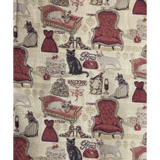 Μαξιλάρι Διακοσμητικό 45x45 Silk Fashion Cats