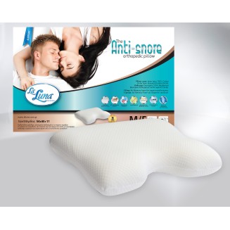 Μαξιλάρι Ύπνου 54x40x11 La Luna Ανατομικό The Antisnore Support-Memory Foam Μέτριο-Σκληρό