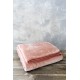 Κουβέρτα Βελουτέ Μονή 160x220 Nima Coperta Pink