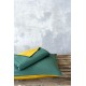 Παπλωματοθήκη Σετ Μονή 160x240 Nima Abalone Green-Mustard Beige