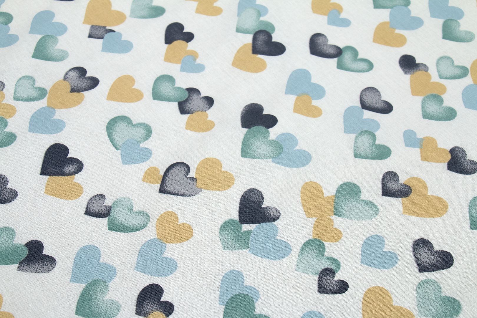 ΠΑΝΑ ΧΑΣΕΣ bebe Hearts 11 80X80 Grey-Green Cotton 100%