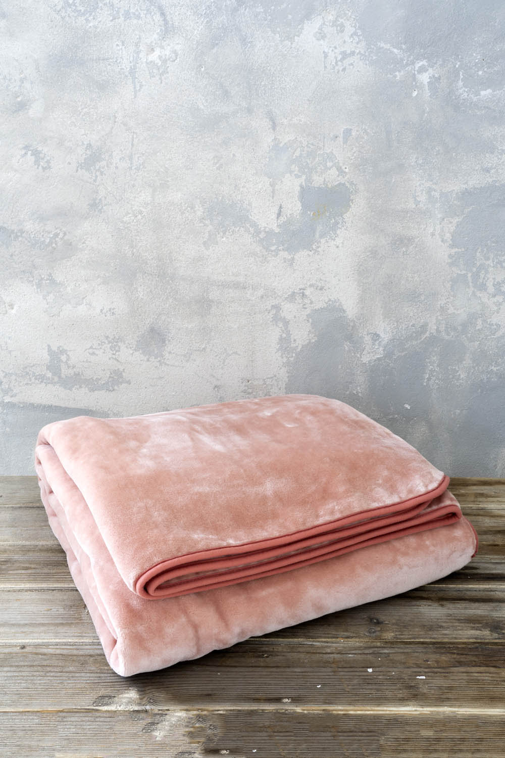 Κουβέρτα Βελουτέ Μονή 160x220 Nima Coperta Pink